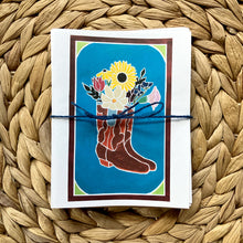 Load image into Gallery viewer, Flowers & Boots Card Set